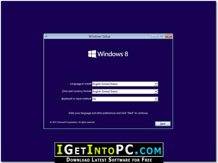 windows 8 iso download free